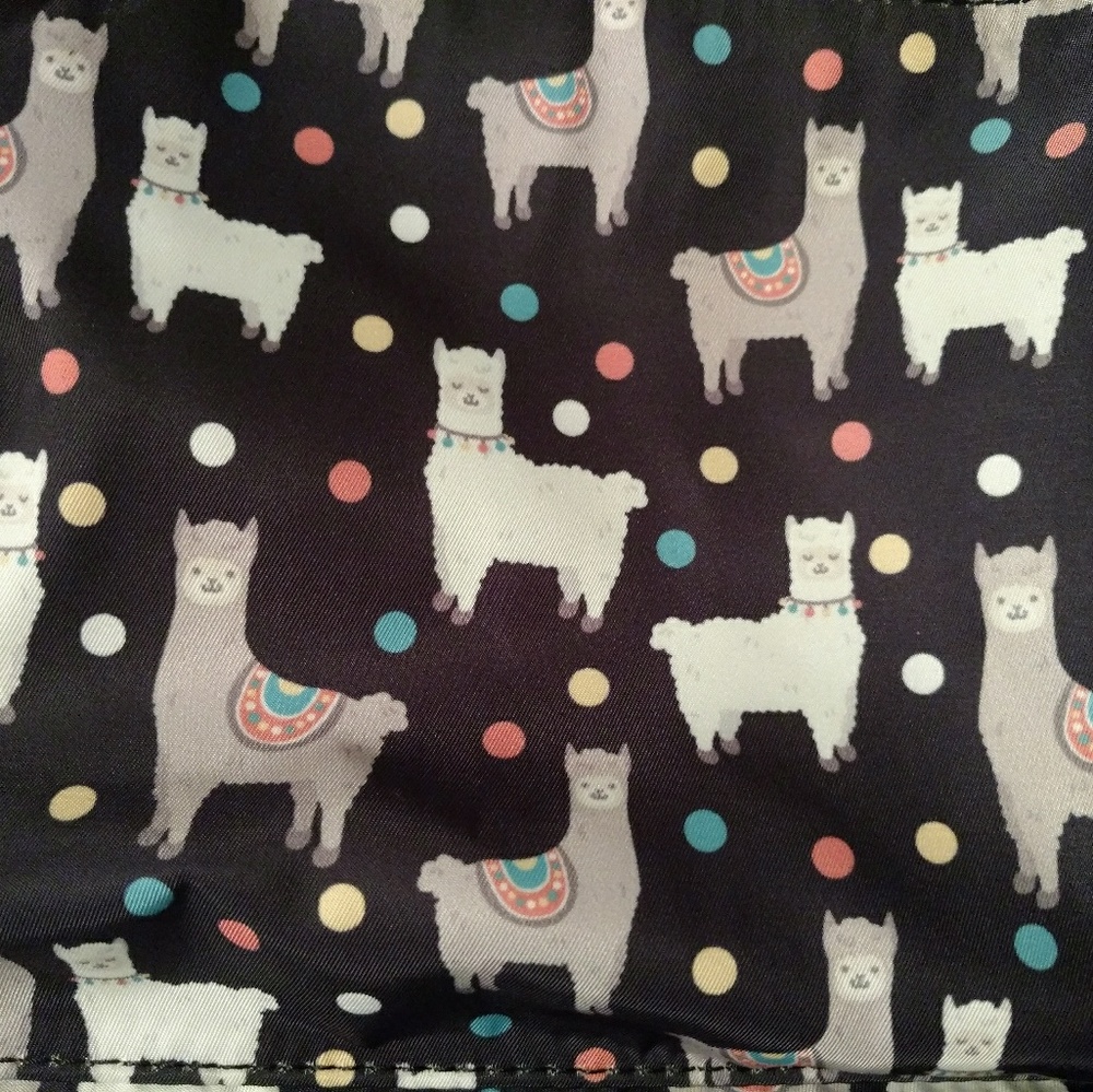 Llama Draw-String Back Pack - Picture 5 of 5
